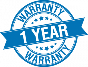 1 year warranty logo