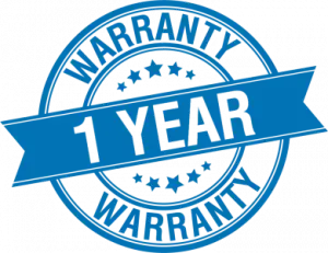 1 year warranty logo