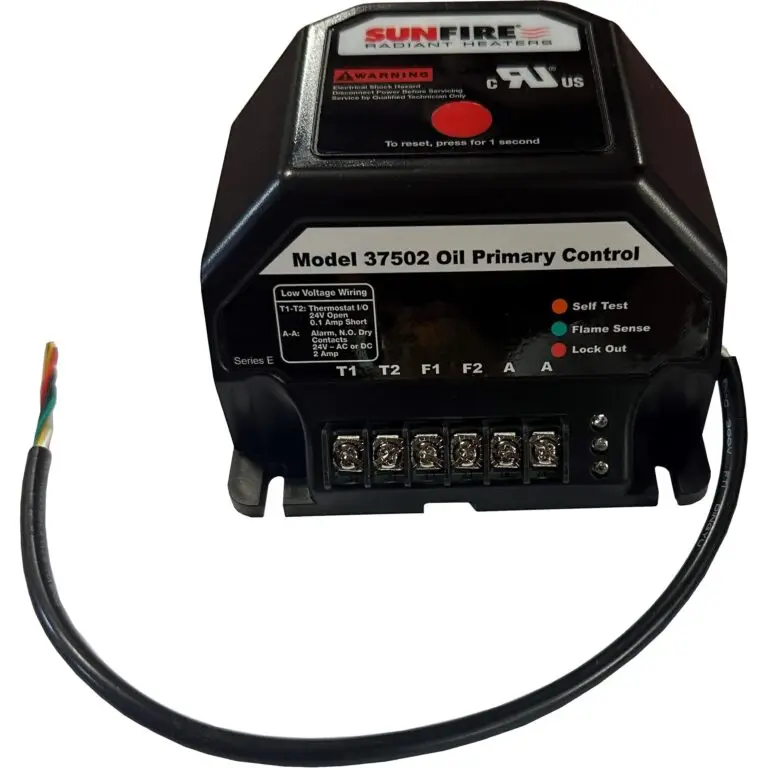 Primary Control for SunFire SF80, SF120, and SF160 radiant heaters