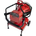 View of the back side angle of the SunFire SF160 fuel-fire radiant heater.